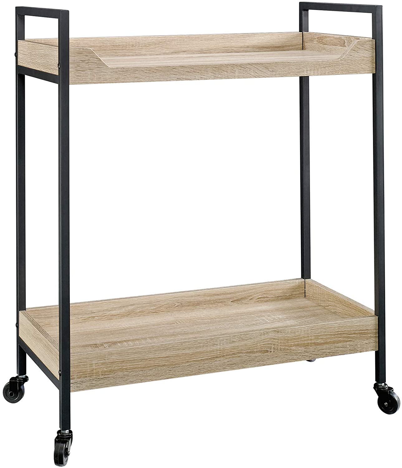 Sauder North Avenue Cart, Charter Oak finish — view 1